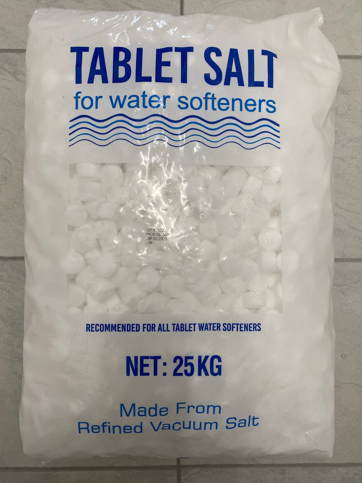 Salt Tablets for water softeners 25kg